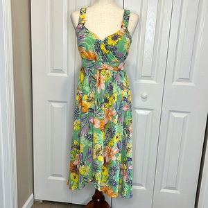 Island Tropics Wrap
Hi-Low Sleeveless Dress